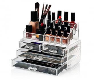 Organizador Acrilico Labiales Maquillaje 24Compartimentos