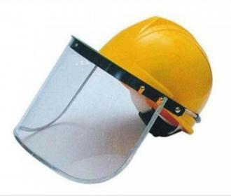 PROTECTOR FACIAL CON CASCO modelo ingeniero